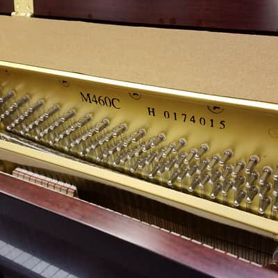 Yamaha M460 C 44.5" Gallery Collection Console Upright Piano in Dark Satin Walnut Mfg 2011 image 3