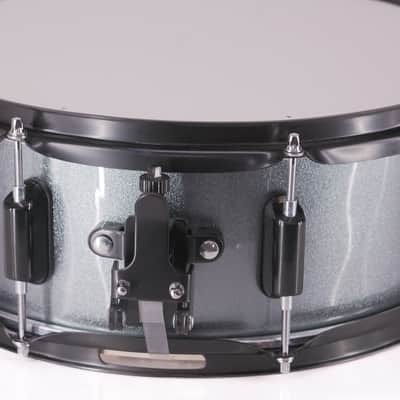 PDP by DW Double Drive 14" x 5" Snare Drum – Gray Metal – Very Good image 5