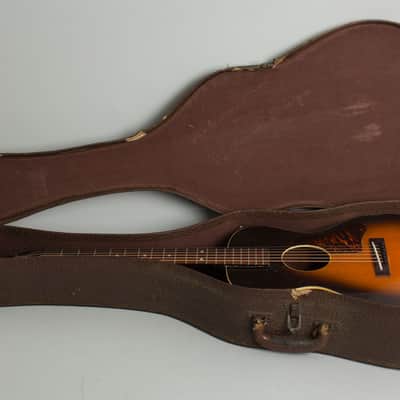 Kalamazoo Sport Model KG 3/4 Flat Top Acoustic Guitar (1937), ser. #587C, original black chipboard case. image 10