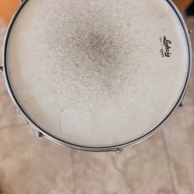 Vintage Ludwig Floor Tom 1966 - Champagne Sparkle 16 x 16 Keystone Badge image 11