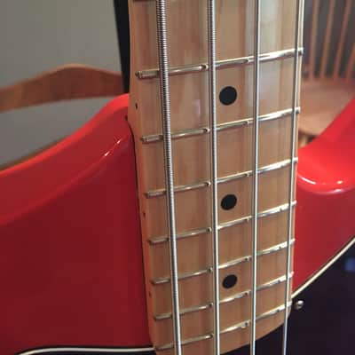 Cataldo JAEbird bass Fenderbird 2015 - fiesta red image 4