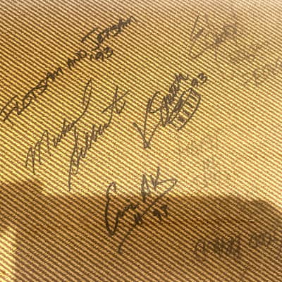 Steve via  Ibanez case with signed shredders image 5