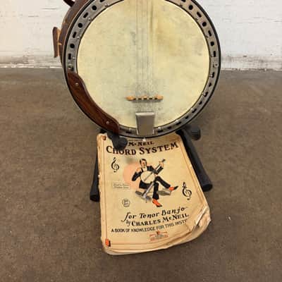 Vintage Kay Tenor Banjo 50’s 60’s w case K-52 image 1