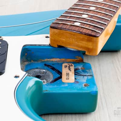 1981 Fender International Color Series Stratocaster Maui Blue, 100% Original w/ Case, Hangtag image 16