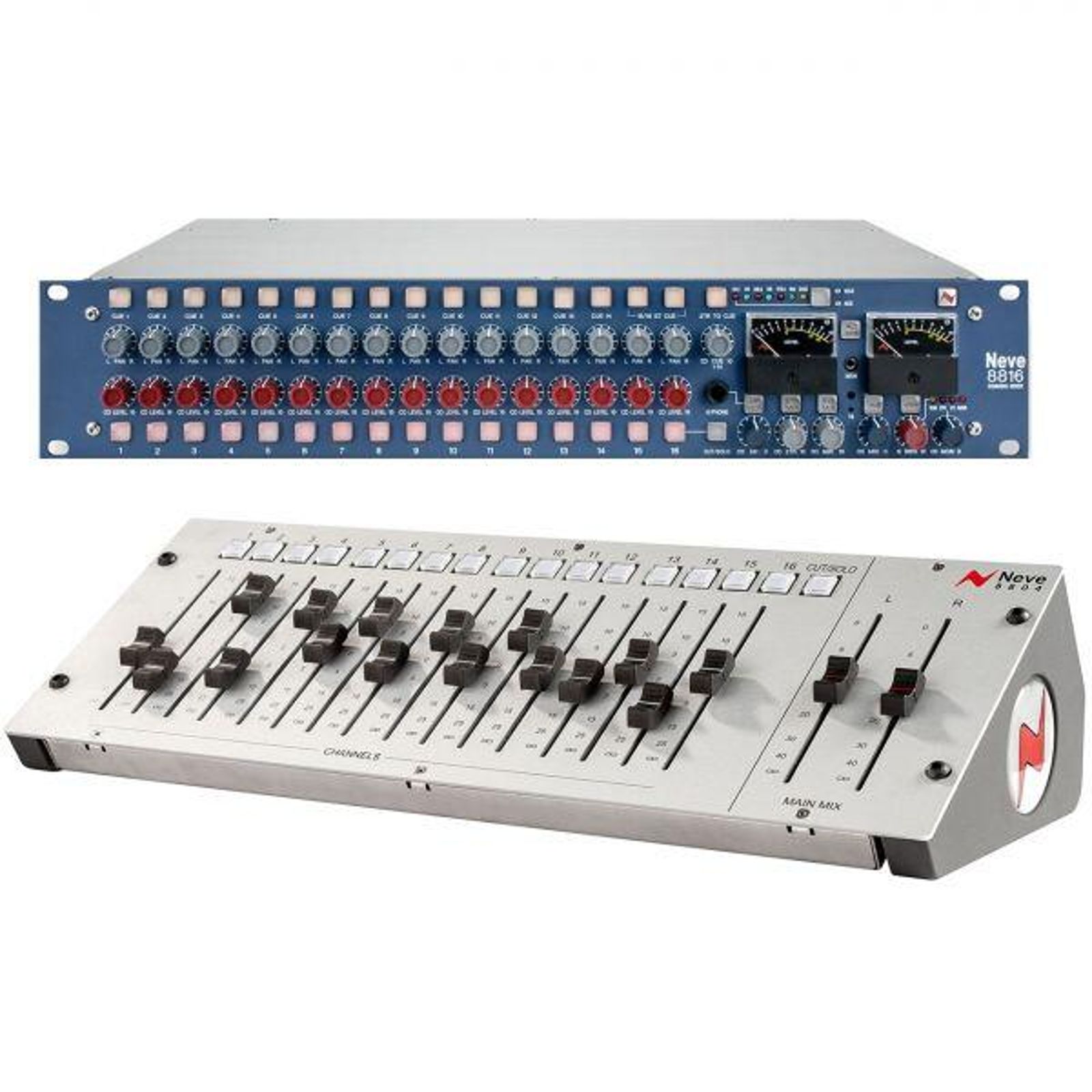 AMS Neve 8816 Summing Mixer with 8804 Fader Pack | Reverb