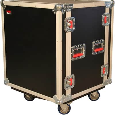 Gator 12U ATA Audio Effects Amp Shockmount Rack Case w/ Casters image 2