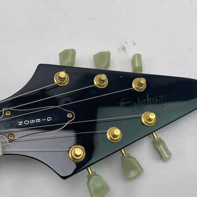 Epiphone '58 Reissue Korina Flying V Electric Guitar 2002 Ebony image 5
