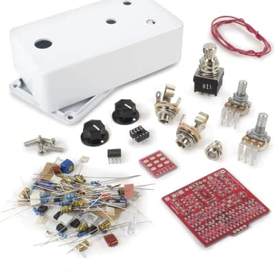StewMac Swell Drive Pedal Kit, With White Enclosure image 1