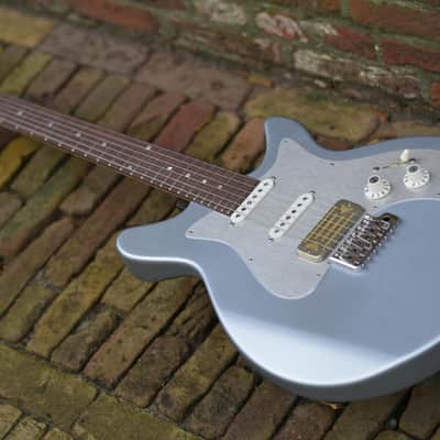 Eastman Fullertone DC'62 - Satin Ice Blue Metallic image 10