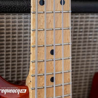 Ernie Ball Music Man Stingray 5 Bass with a Birdseye Maple Neck in Sunburst - 1991 image 10