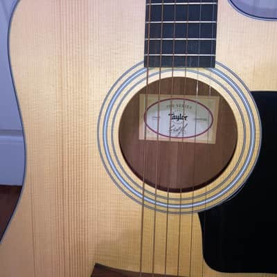 Taylor 110ce Acoustic-Electric Guitar - Natural Sapele image 4