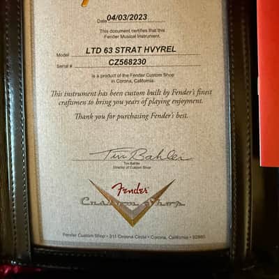 Fender Custom Shop Limited Edition '63 Stratocaster 2023 - Heavy Relic Black image 20