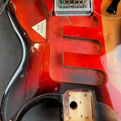 Burns London Split Sonic from 1964 in red-sunburst finish "Made in England" image 13