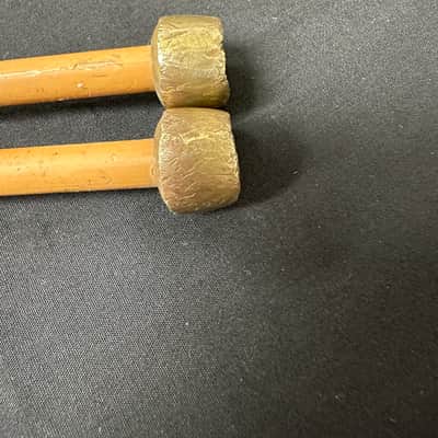 Mike Balter 9R, 5/8-Inch Brass Bell Mallets, Rattan Handles - VERY GOOD image 3