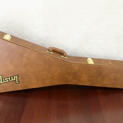 Gibson Flying-V Case Brown Very Lightly Used Looks New Never Gigged ! image 1