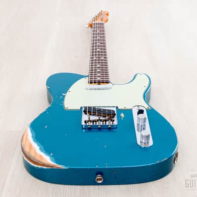 2025 Fender Custom Shop 1963 Telecaster Heavy Relic Ocean Turquoise w/ Case, CoA image 9