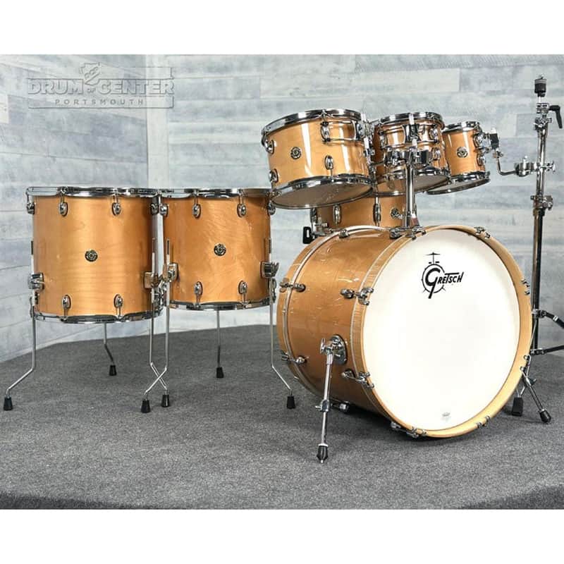 Gretsch Catalina Maple 7pc Drum Set Gloss Natural - DCP Exclusive! image 1