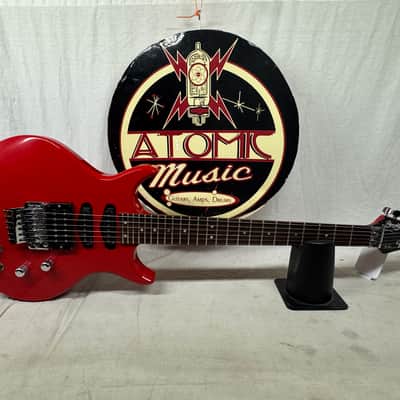 Hamer USA SS1 ss 1 Steve Stevens Signature Guitar with Case 1984 - Red image 2