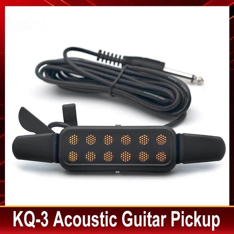 Luvay KQ-3 Acoustic Guitar Pickup 2020 black image 1