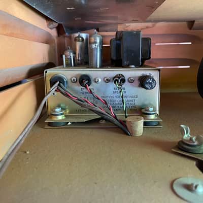 Leslie 122 RV for Hammond B 3 Organ 122 Tube Power amp + Reverb amp w/ Jensen V21 Horn Driver image 5