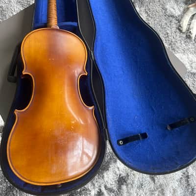 Unbranded 3/4 Antonio Stradivarius faciebat Cremona 1713 West Germany + Case 1950s-1960s image 4
