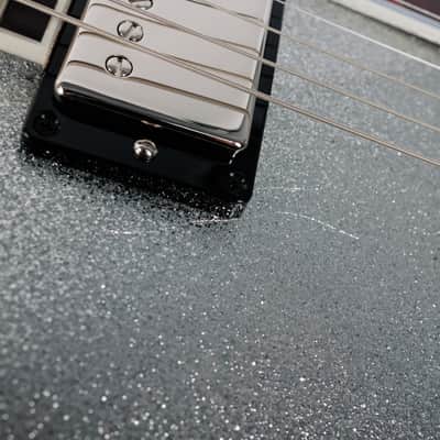 Gibson Custom 59 ES 355 Diamond F Holes Heavy Flake, Silver Sparkle Gloss G | Demo image 21
