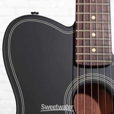 Fender Acoustasonic Standard Telecaster Acoustic-electric Guitar - Black (AsTeleSBkd2) image 5