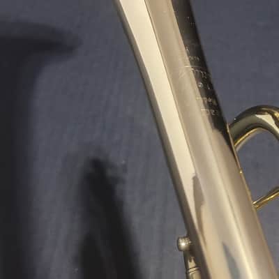 Bach Stradivarius 43G Bell Trumpet, 2 Mouthpieces &2 handle hardwood case. - Clear Lacquer image 20
