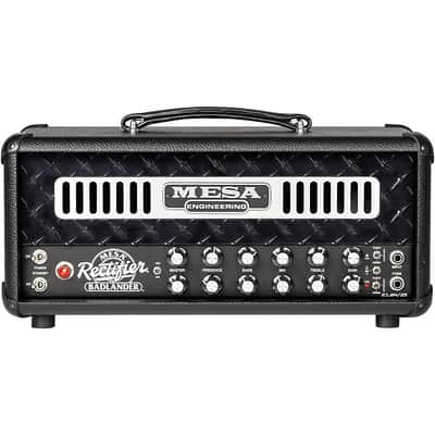 Mesa Boogie Badlander 25 All Tube Guitar Amp Head, Black Bronco, Black Diamond Plate image 1