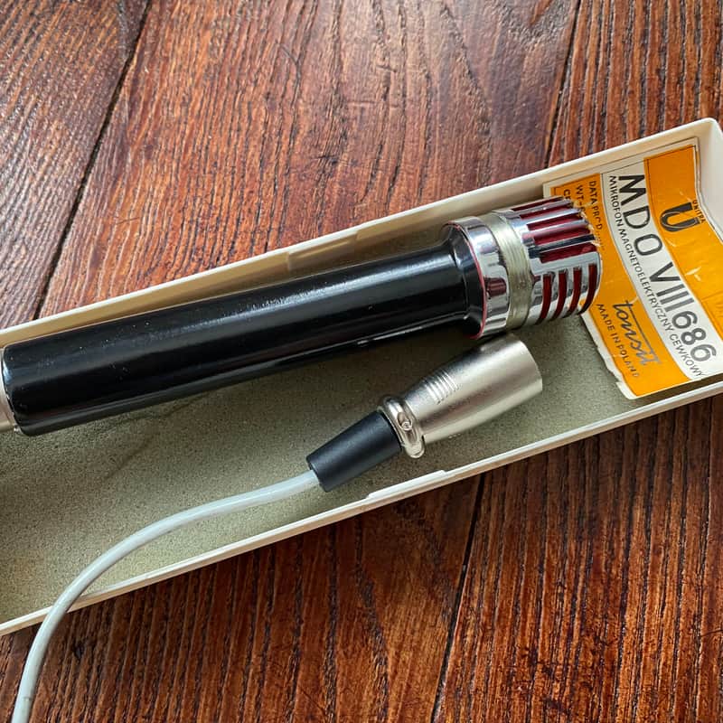 MB Unitra Tonsil VIII686 vintage dynamic microphone image 1