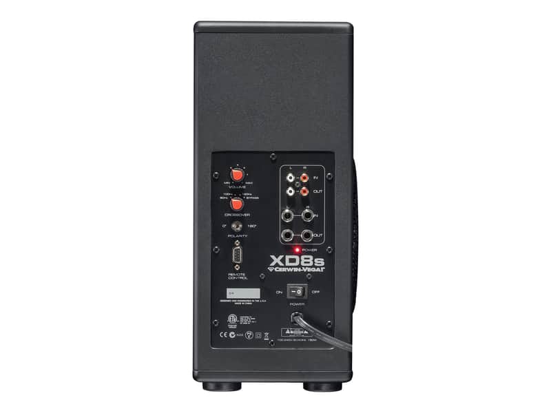 Cerwin-Vega XD8s 8" 80-Watt Active Subwoofer image 2