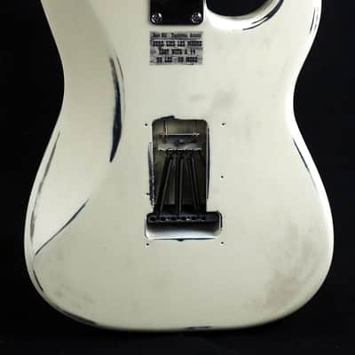 Custom Painted and Upgraded Fender Squier Standard (LH) Strat - Aged and Relic'ed With Graphics image 4