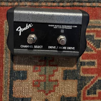 Fender 099-4062-000 2-Button Footswitch with 1/4" Jack for Hot Rod Series 2010s - Black image 1
