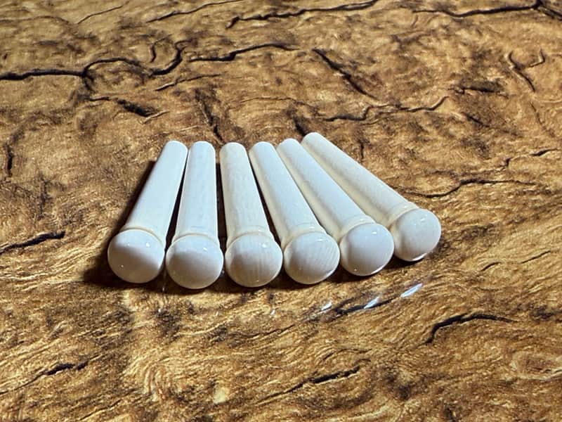 Martin Authentic Mammoth Bridge Pins Size 2A.230 No Inlay Made in USA image 1