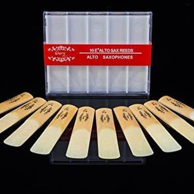Glory Reeds Alto Saxophone Reed Size #2.5, Box of 10- size 1.5, 2, 2.5, 3 ~Click image 1