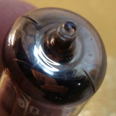 Amperex 6DJ8 tNOS AT1000 TESTED Vacuum Tube Heerlen Small Halo Getter rare Treble Clef Bugle Boy T4TCbb ECC88 dual triode 1960-1966 image 7