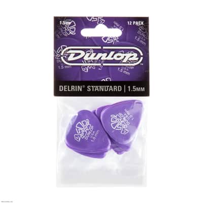 DUNLOP 41P1.5 Delrin 500 Standard 1.5 (12) Pick Pack image 3