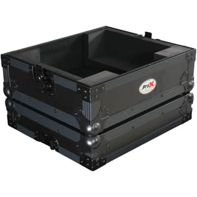 ProX XS-RP7BL | Case for Reloop RP-7 | All Black with Custom Foam image 10