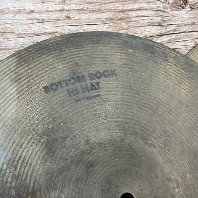 Zildjian Quick Beat TOP + ROCK hihat Bottom Hi hat Cymbals Pair image 2