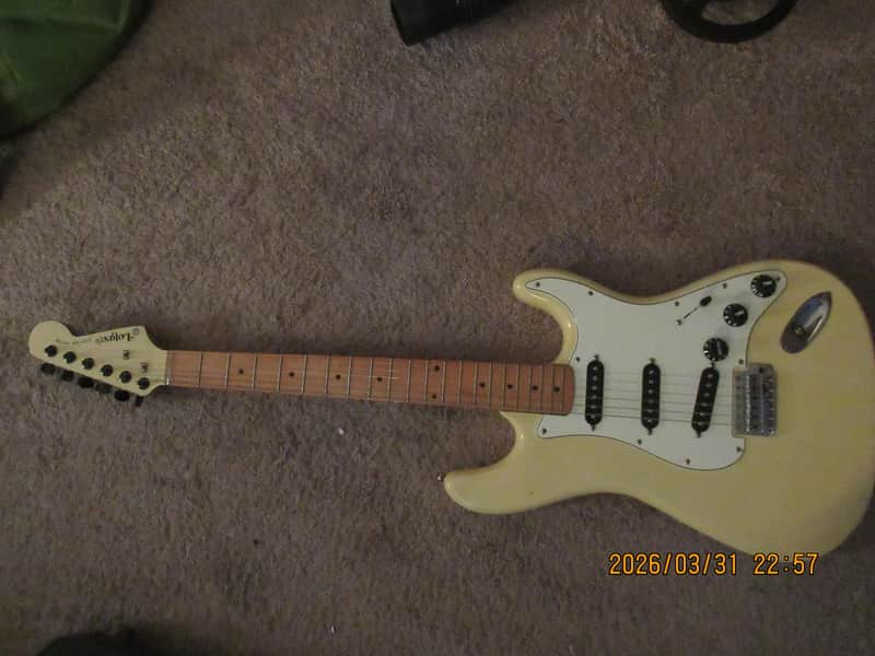 Lotus Stratocaster 1980's - Butter Yellow image 1