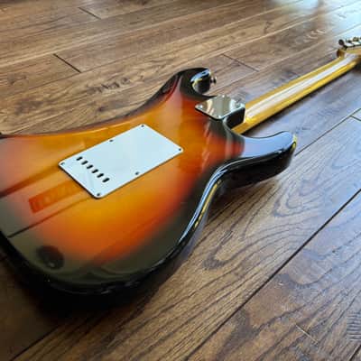1993 Fender ST-62 Stratocaster Reissue Left-Handed MIJ Sunburst image 11