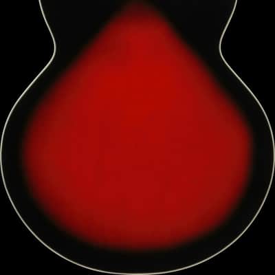 Ibanez AF Artcore 6 String Electric Guitar - Transparent Red Sunburst (AF75TRS) image 9