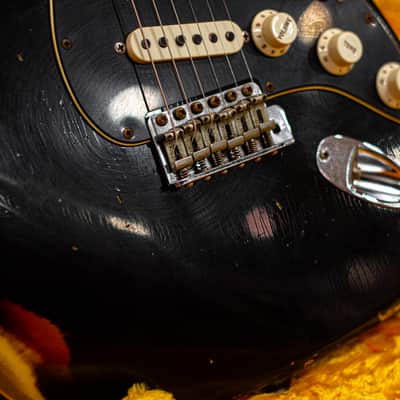 Fender CS 62/63 Dual-Mag II Strat Relic RW Limited 2020 - ABLK/3STB image 5