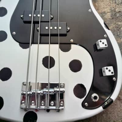 Customized Microtonal Glarry P Bass inspired by Angine De Poitrine image 4