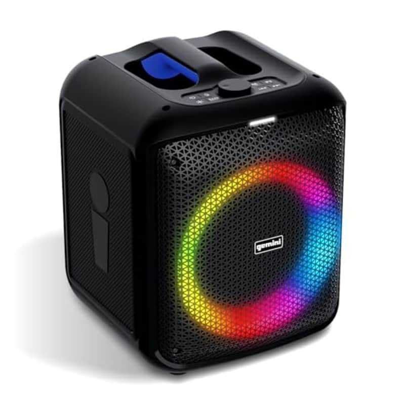 Gemini Sound GGO Series Portable Bluetooth Boomboxes with LED Party Lighting, TWS Pairing, Wireless Mic, and Rechargeable Battery - 100W 6.5" (GGO-650L) & 200W Dual 6.5" (GGO-2650L) image 1