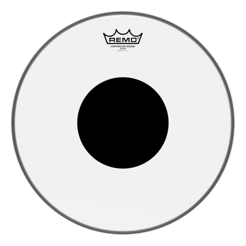 Immagine Remo Clear Controlled Sound Black Dot on Top 10" - 1