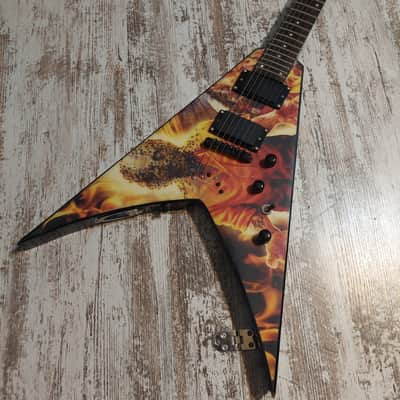 Dean Dave Mustaine Signature Set Neck VMNT End Game Graphic Upgraded Locking Tuners Bone Nut Satin Top image 13