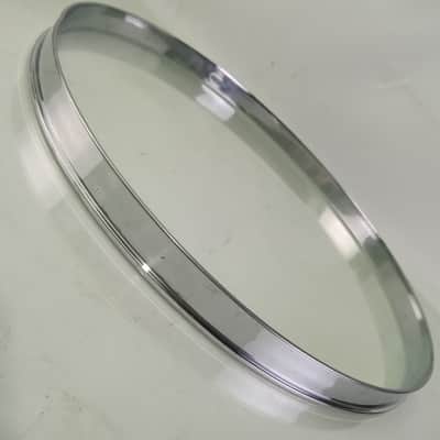 Gretsch 12" COB Single-Flange Broadkaster Tom Drum Batter Rim/Hoop Chrome-Brass image 3