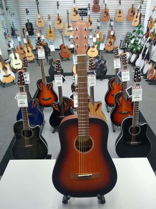 Fender FA15 3/4 Acoustic Guitar Sunburst image 1