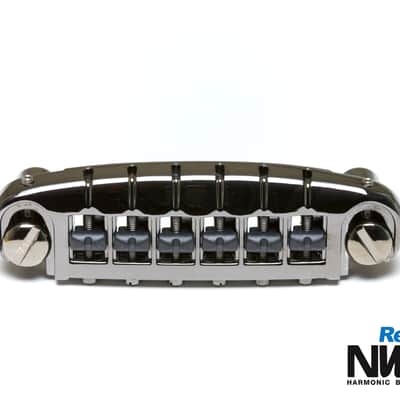 Graph Tech Resomax NW2 String Saver Wraparound Bridge - Black Nickel, Imperial PS-8593-BN image 3